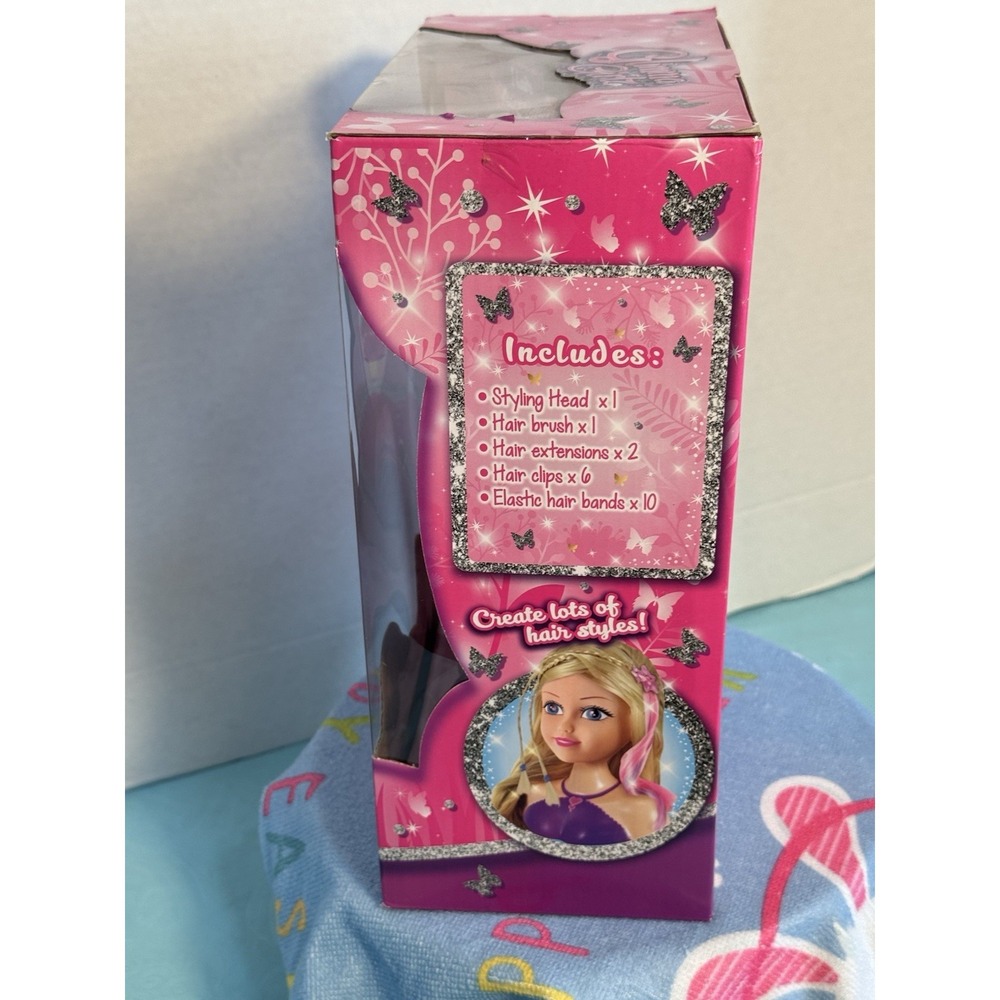 Glimma Girlz - "Style My Hair!" - 20 PIECES‎ - NEW in BOX - Toy Figure Hair - Picture 4 of 8